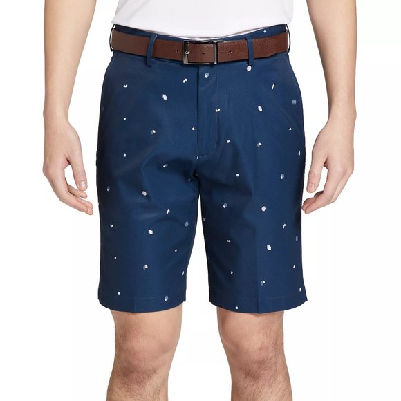 Men's Walter Hagen Perfect 11 Majors Golf Shorts Size 42 Art Deco Navy Blue NEW - Picture 1 of 5